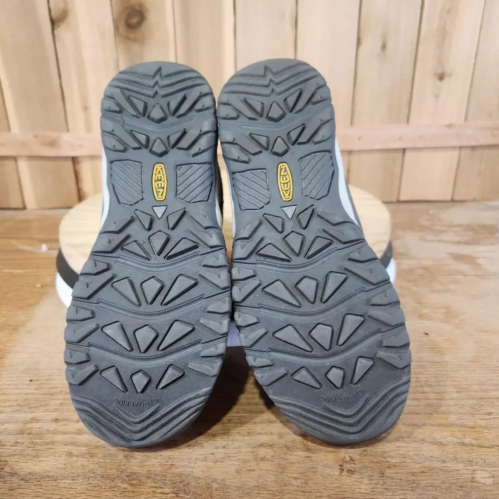 KEEN Kootenay III Mid WP Youth 6 Gray Leather Waterproof Fleece Winter Snow